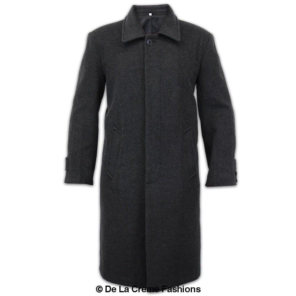 De La Creme MAN - Wool & Cashmere Long Formal Overcoat - VirtuousWares:Global