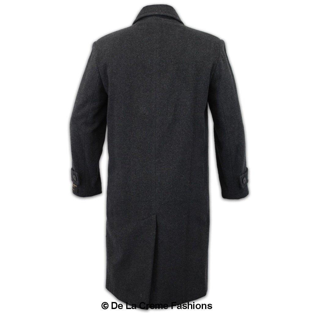 De La Creme MAN - Wool & Cashmere Long Formal Overcoat - VirtuousWares:Global