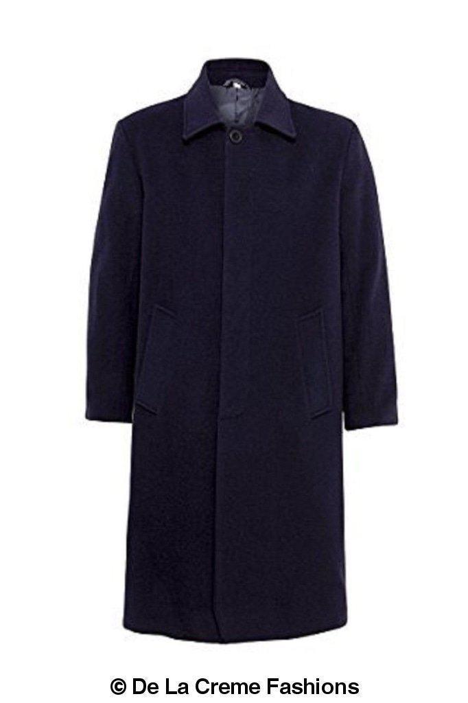 De La Creme MAN - Wool & Cashmere Long Formal Overcoat - VirtuousWares:Global