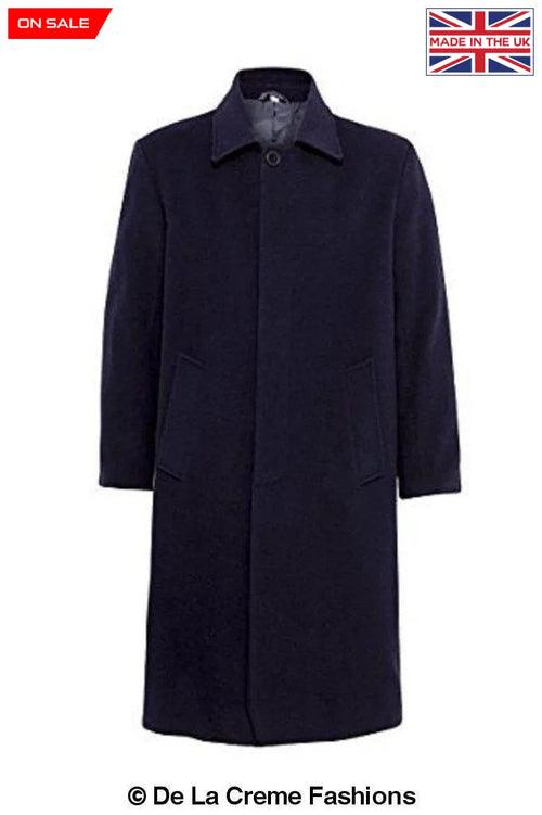 De La Creme MAN - Wool & Cashmere Long Formal Overcoat - VirtuousWares:Global