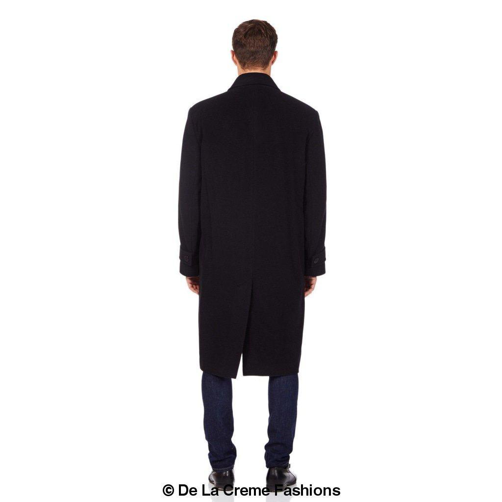 De La Creme MAN - Wool & Cashmere Long Formal Overcoat - VirtuousWares:Global