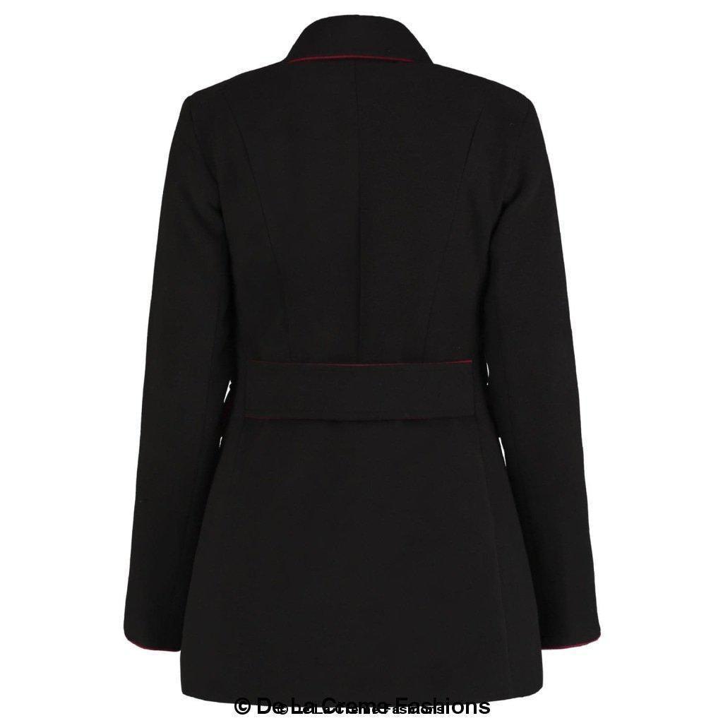 De La Creme Womens Military Style Pea Coat - VirtuousWares:Global
