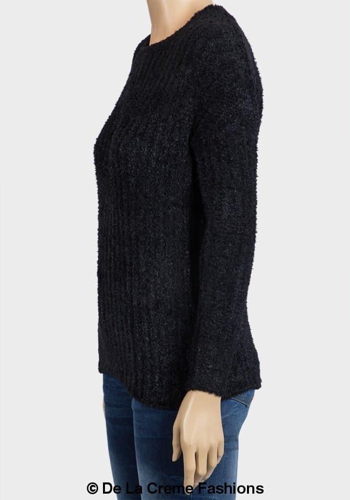 De La Creme - Womens Soft Chenille Jumper - VirtuousWares:Global