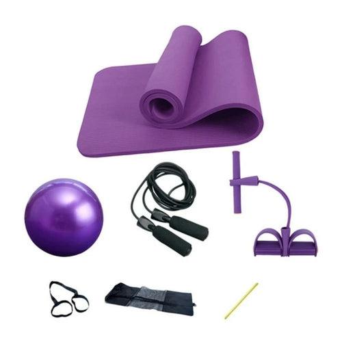 Deluxe Yoga Fitness 5 pcs Exercise Set - VirtuousWares:Global