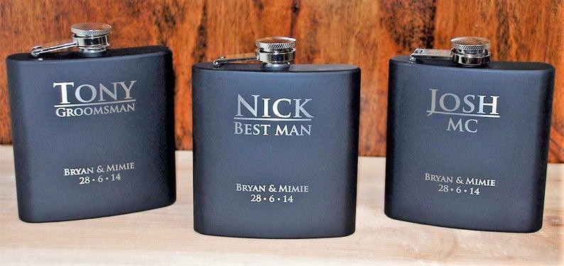 Design all included. Wedding Gift, favor, groomsman, best man. - VirtuousWares:Global