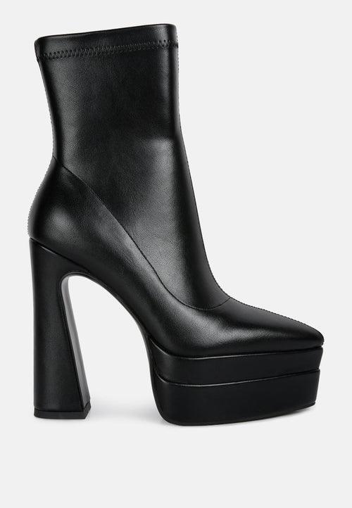 dextra high platform ankle boots - VirtuousWares:Global