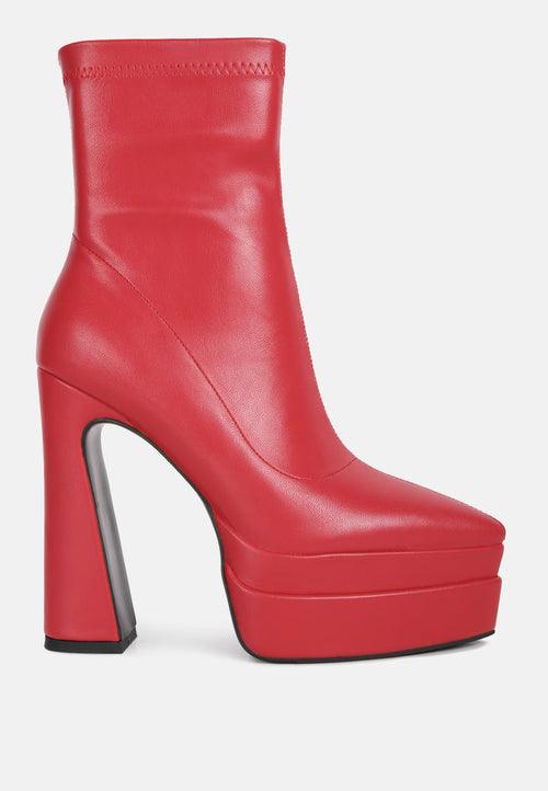 dextra high platform ankle boots - VirtuousWares:Global