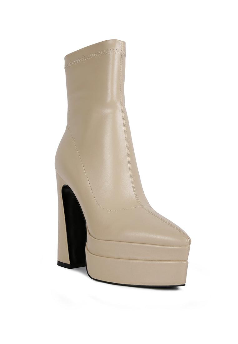 dextra high platform ankle boots - VirtuousWares:Global