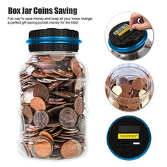 Digital Coin Counting Money Saving Box LCD Display - VirtuousWares:Global