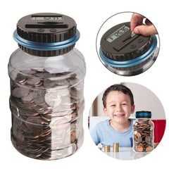 Digital Coin Counting Money Saving Box LCD Display - VirtuousWares:Global