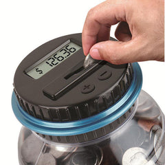 Digital Coin Counting Money Saving Box LCD Display - VirtuousWares:Global
