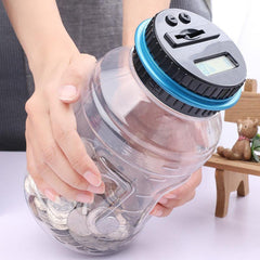 Digital Coin Counting Money Saving Box LCD Display - VirtuousWares:Global