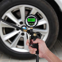 Digital LCD Display Inflation Monitoring Manometer Car EU Tire Air - VirtuousWares:Global