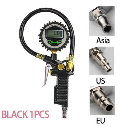 Digital LCD Display Inflation Monitoring Manometer Car EU Tire Air - VirtuousWares:Global