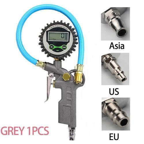 Digital LCD Display Inflation Monitoring Manometer Car EU Tire Air - VirtuousWares:Global