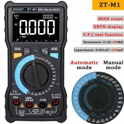 Digital Multimeter Profesional True RMS 8000 Analogue Tester 20A - VirtuousWares:Global