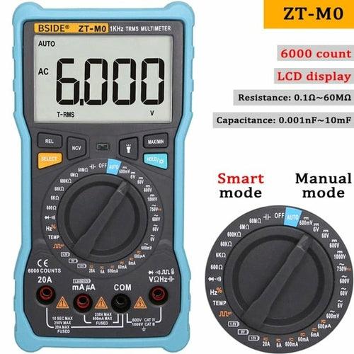 Digital Multimeter Profesional True RMS 8000 Analogue Tester 20A - VirtuousWares:Global