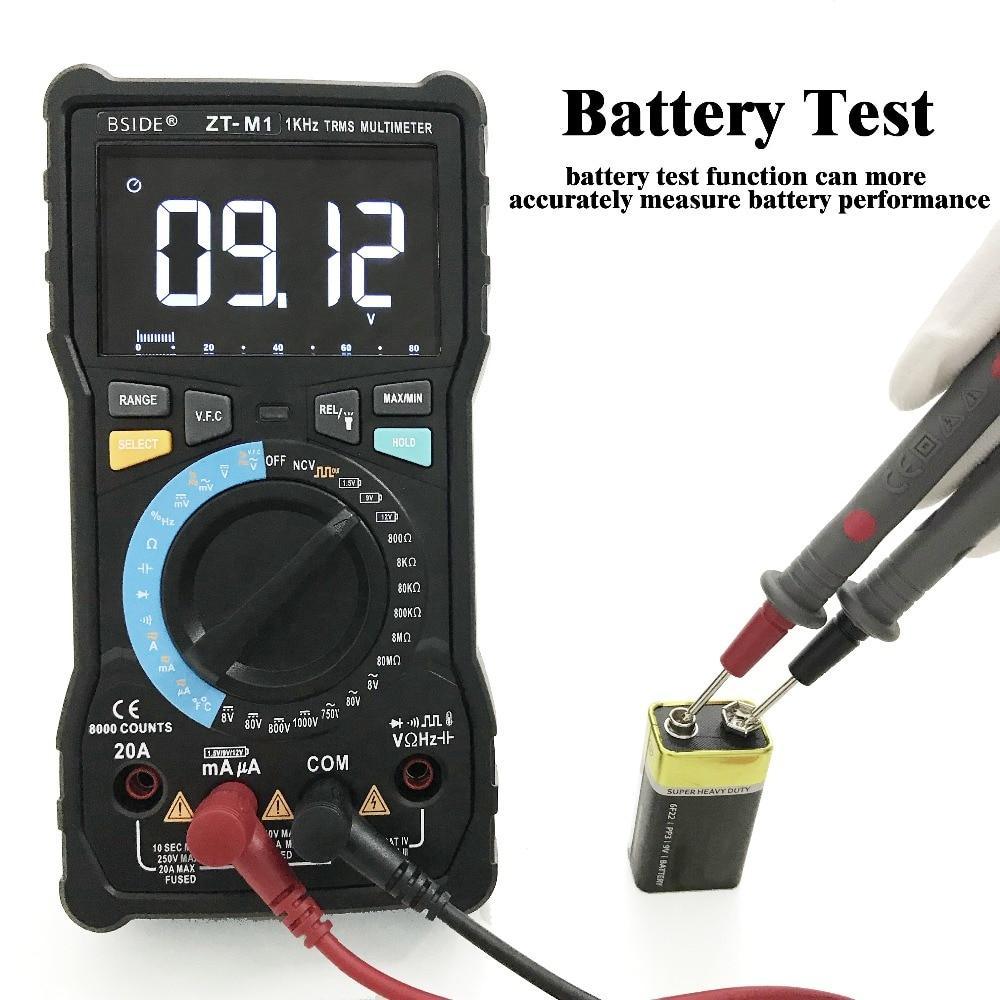 Digital Multimeter Profesional True RMS 8000 Analogue Tester 20A - VirtuousWares:Global