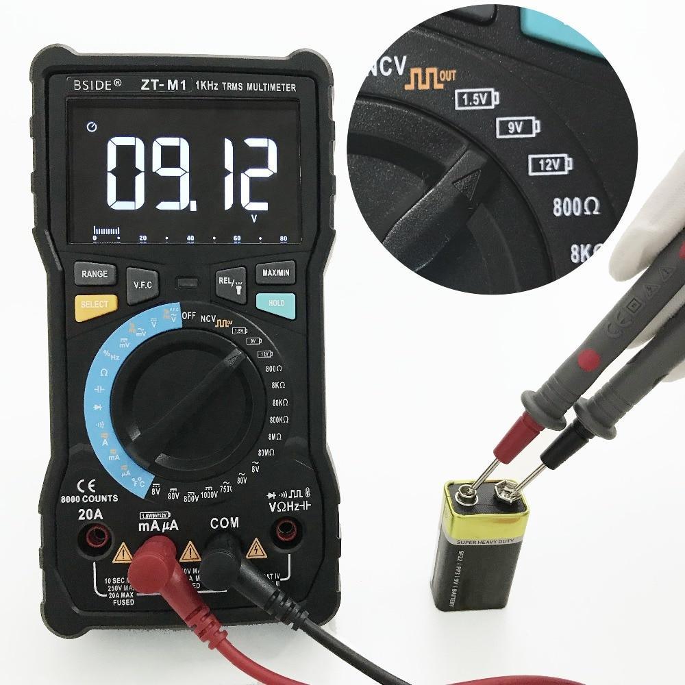 Digital Multimeter Profesional True RMS 8000 Analogue Tester 20A - VirtuousWares:Global