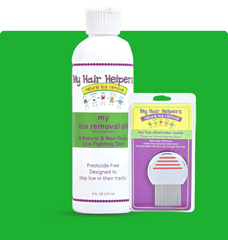 Dimethicone Oil and Lice Comb Kit for Head Lice, Works on 1-3 Children - VirtuousWares:Global