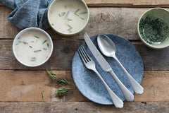 Dolce Vita 5-Piece Flatware Set, Pewter - VirtuousWares:Global