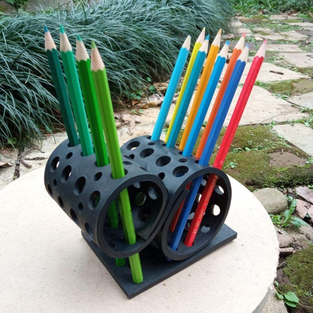 Dotty Multi Design Eco-Friendly Pencil/Pen Holder - VirtuousWares:Global