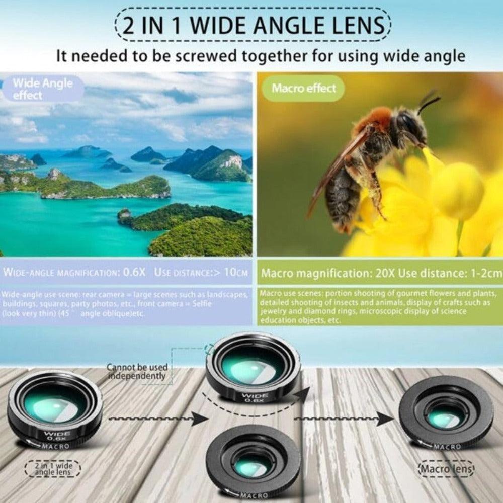 Dragon 36X Mobile Phone Lens Kit With Tripod - VirtuousWares:Global