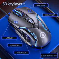 Dragon 6 Buttons 3200 DPI Gaming Mouse - VirtuousWares:Global