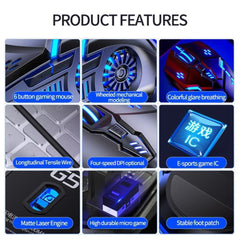Dragon 6 Buttons 3200 DPI Gaming Mouse - VirtuousWares:Global