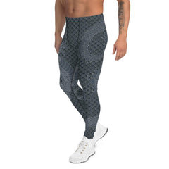 Dragon Leggings for Men Gunmetal Gray - VirtuousWares:Global