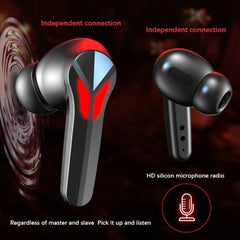 Dragon Red Flame Bluetooth Earbuds - VirtuousWares:Global