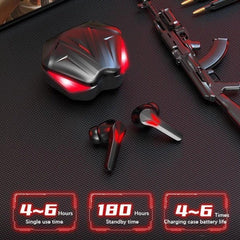 Dragon Red Flame Bluetooth Earbuds - VirtuousWares:Global