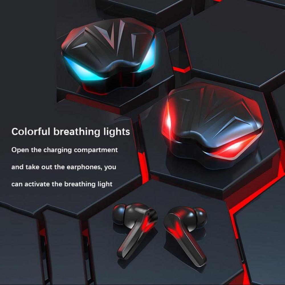 Dragon Red Flame Bluetooth Earbuds - VirtuousWares:Global