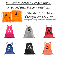 Drawstring Bag - Gym Bag 36x44cm (Standard Size) or 42x50cm (Big Size) - VirtuousWares:Global