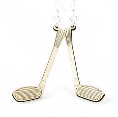 Driver Golf Club Earrings # 1322 - VirtuousWares:Global