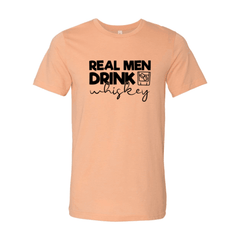 DT0182 Real Men Drink Whiskey Shirt - VirtuousWares:Global