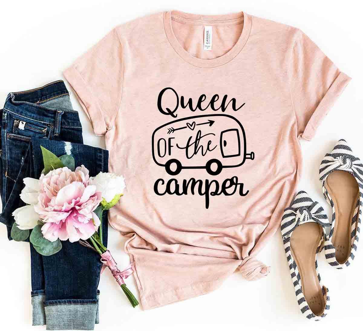 DT0224 Queen Of The Camper Shirt - VirtuousWares:Global