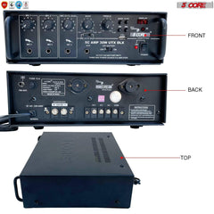 Dual Channel 300W Peak Output Amplifier AMP 30W-UTX-DLX - VirtuousWares:Global