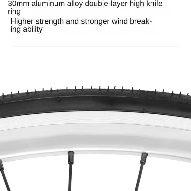 Dual Disc Brake Mountain Bike with Bead Pedal for Adult Commuting Variable Speed Lightweight Student Bike Road Sports Car 700C - VirtuousWares:Global