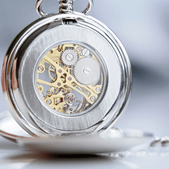 Dual Opening Skeleton Pocket Watches For Sale - VirtuousWares:Global