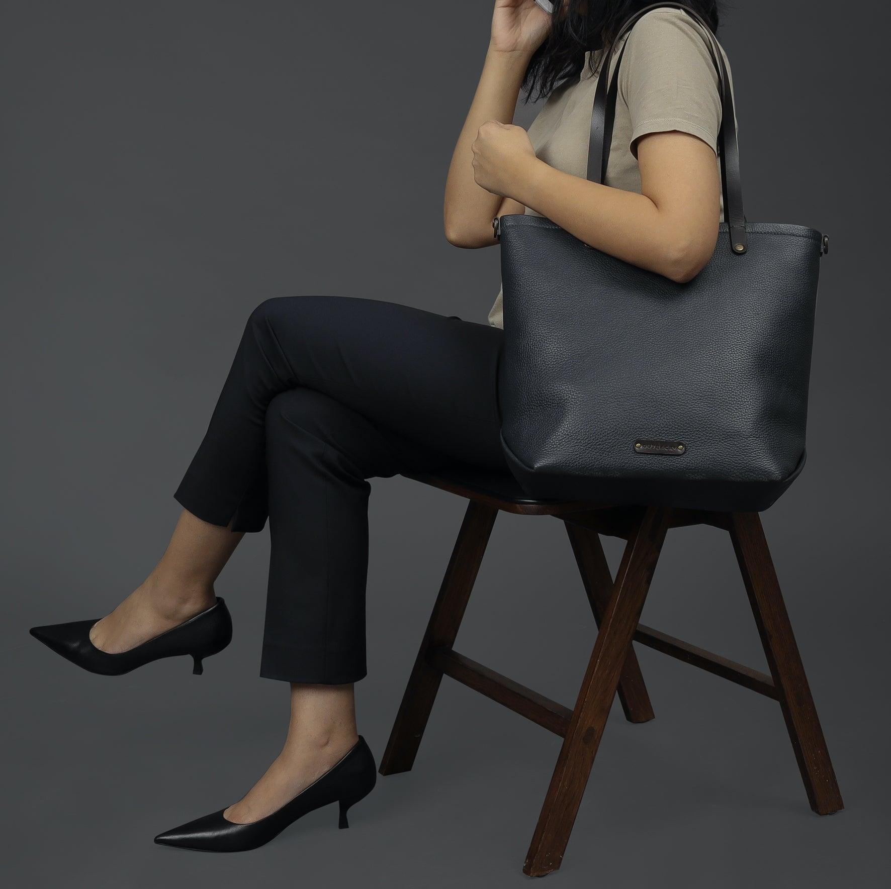 Dublin Leather Tote - VirtuousWares:Global