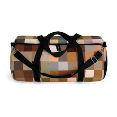 Duffel Bag, Carry On Luggage, Brown Multicolor - VirtuousWares:Global