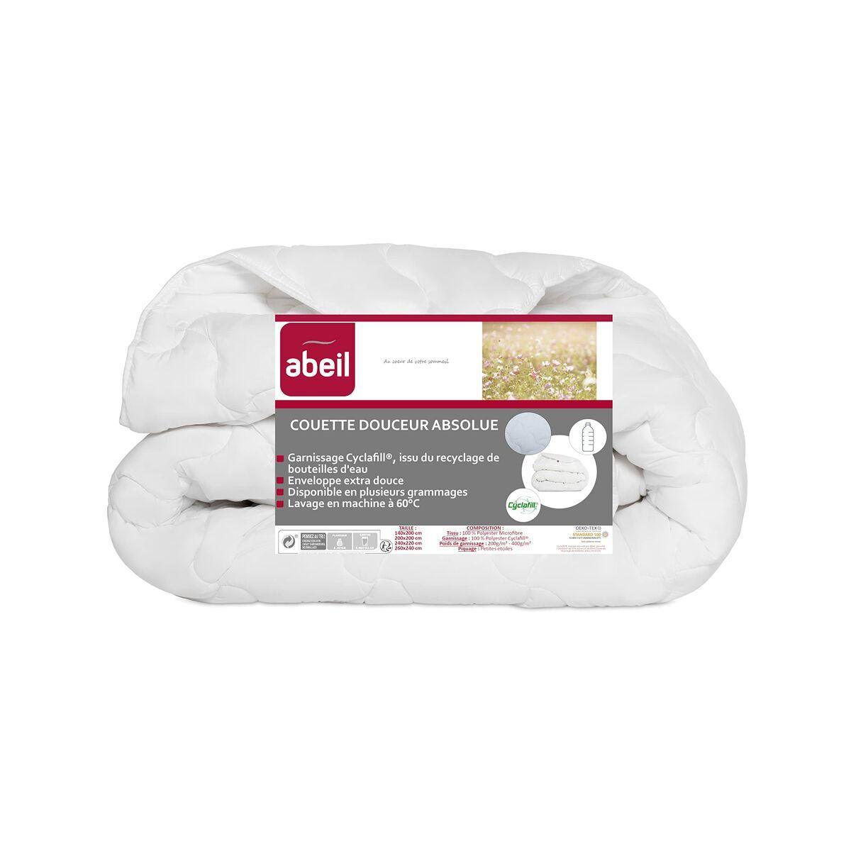 Duvet Abeil White 400 g 240 x 260 cm 400 g /m² - VirtuousWares:Global