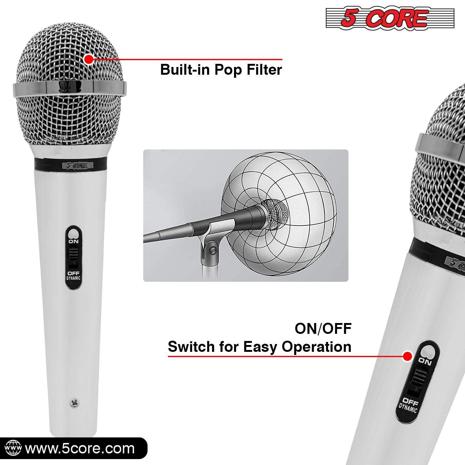Dynamic Microphone with Detachable XLR Cable PM 111 CH - VirtuousWares:Global