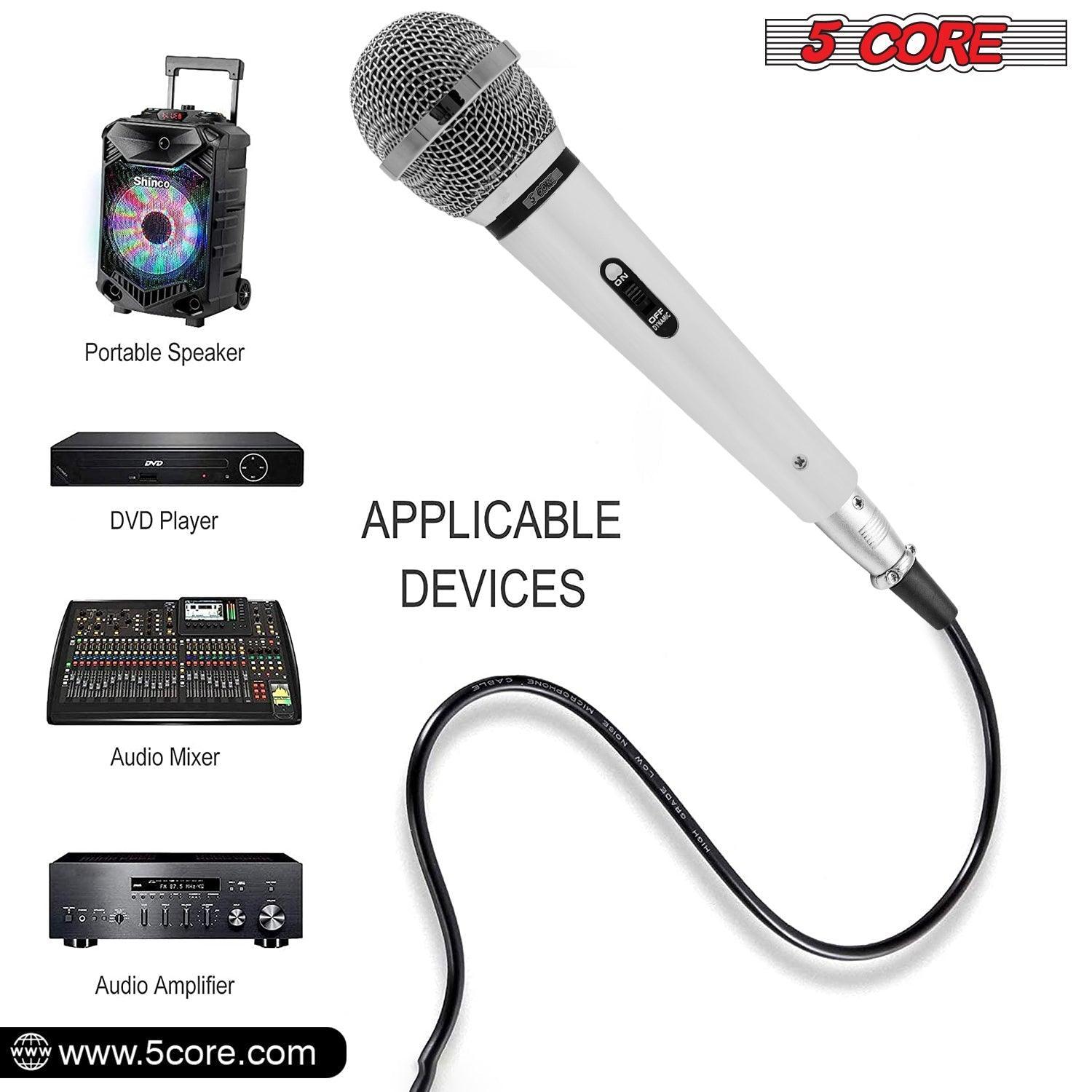 Dynamic Microphone with Detachable XLR Cable PM 111 CH - VirtuousWares:Global