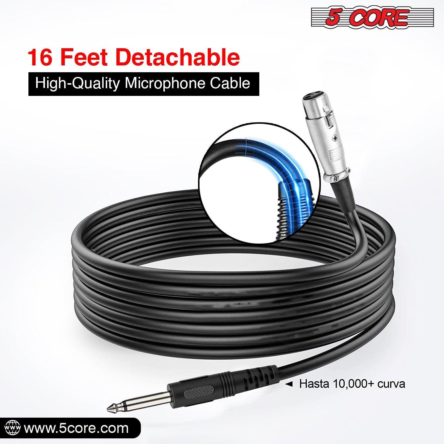 Dynamic Microphone with Detachable XLR Cable PM 111 CH - VirtuousWares:Global