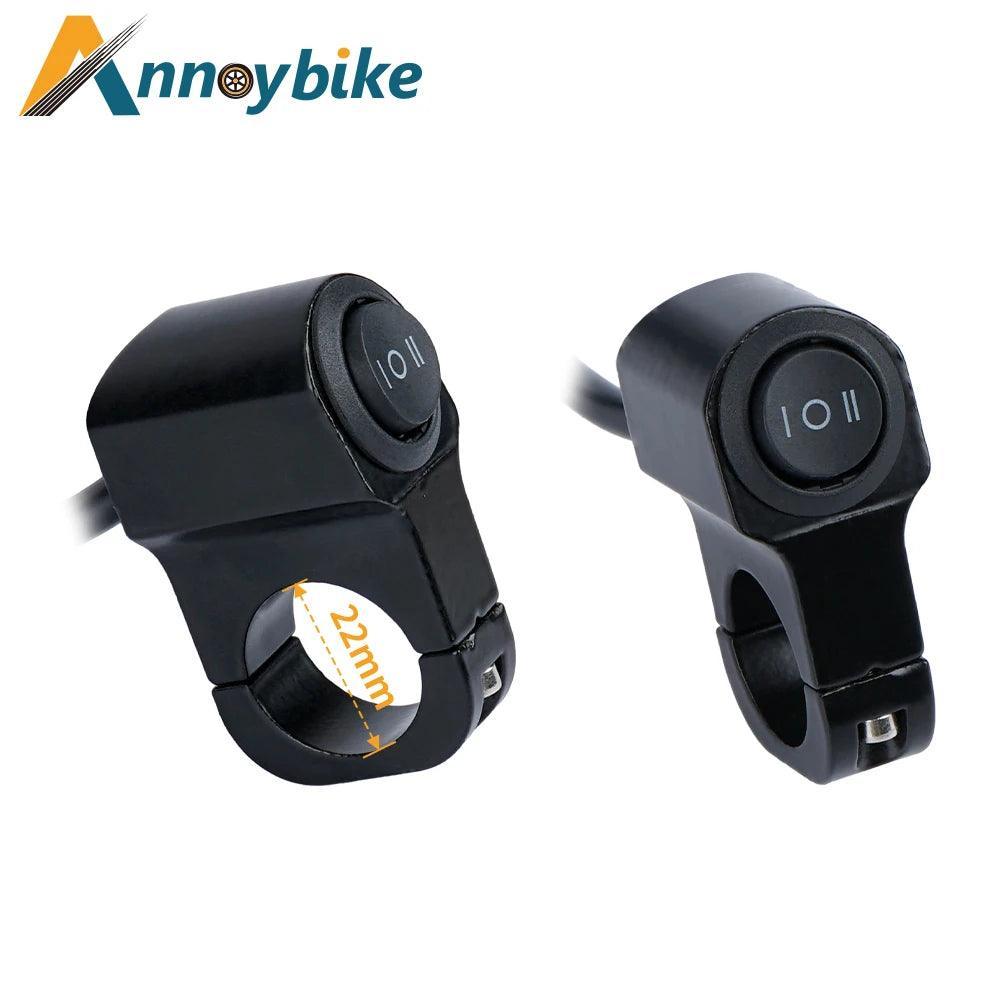 E bike 48V 60V Electric Bicycle Waterproof Cable Light Set Front Rear - VirtuousWares:Global