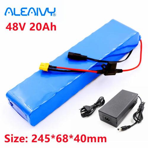 E-bike Battery 48v 20Ah 18650 Lithium Ion Battery Pack 13S2P Bike - VirtuousWares:Global