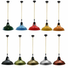 E27 Industrial Hemp Rope Cable Barn Slotted Pendant Light~3889 - VirtuousWares:Global