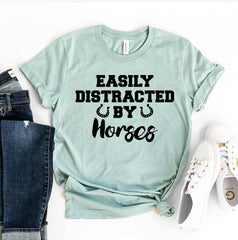 Easily Distracted By Horses T-shirt - VirtuousWares:Global